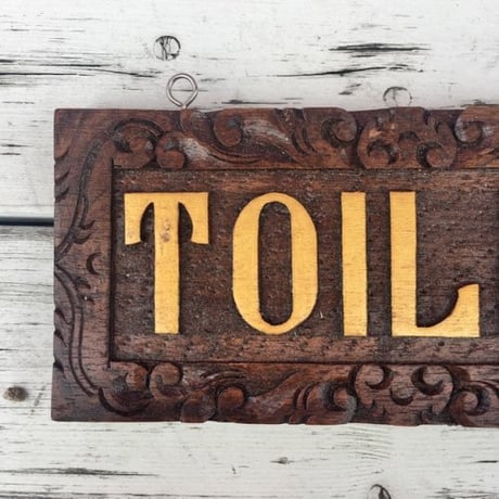 TOILET プレート