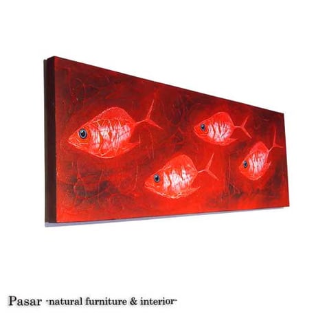 FISH RED 150×50(cm)