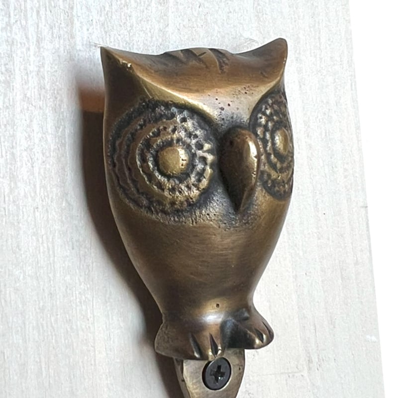 フクロウさんフック 真鍮 フック OWL | インテリアショップPasar