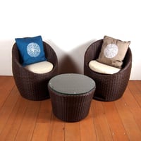 コーヒーテーブル　シンセティックラタン