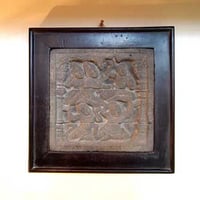 ANTIIQウォールアート　グレー　27cm