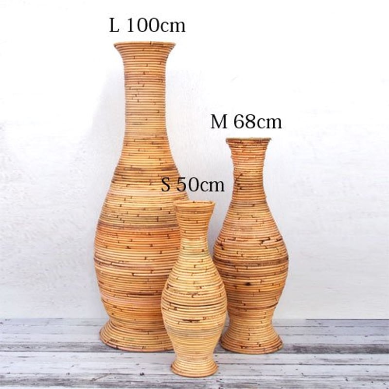 ラタンのフラワーベース | インテリアショップPasar