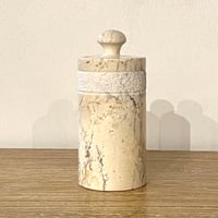 天然大理石　ブラシスタンド　小物入れ　ホテルスタイル