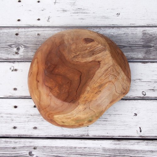 チーク無垢材ボウル | インテリアショップPasar