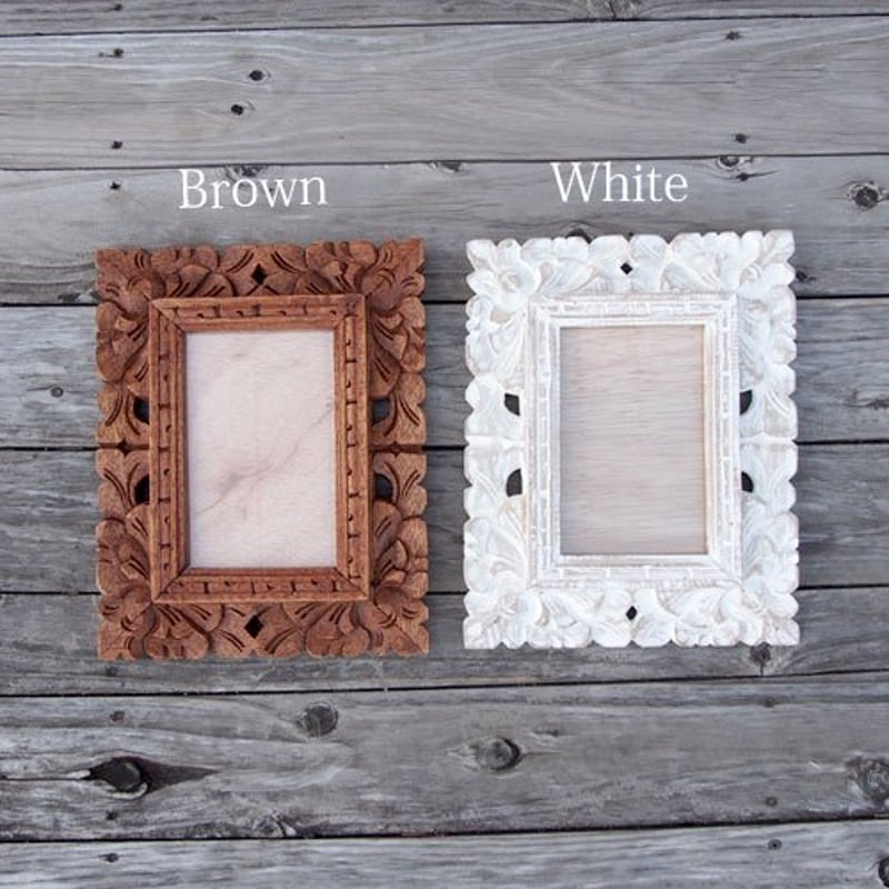 バリ木彫りフレーム SS 20×25(cm) | インテリアショップPasar