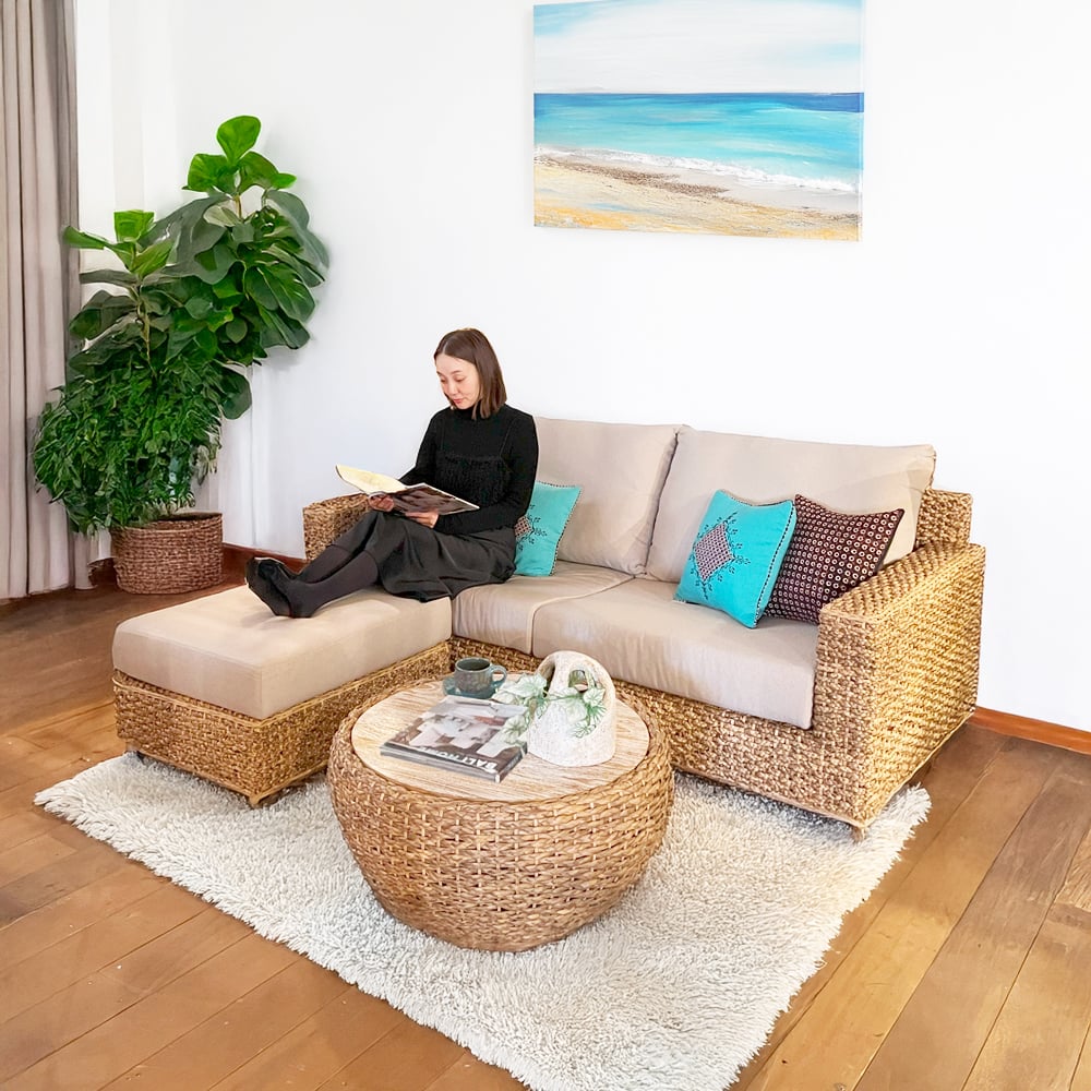 ウォーターヒヤシンス リゾート ドーム型ソファ バリ島 店舗 楽天市場】ウォーターヒヤシンスソファー 1人掛け 1人用 ウォーター