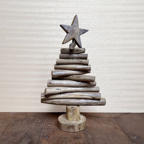 ナチュラルウッドのクリスマスツリー  ナチュラル
