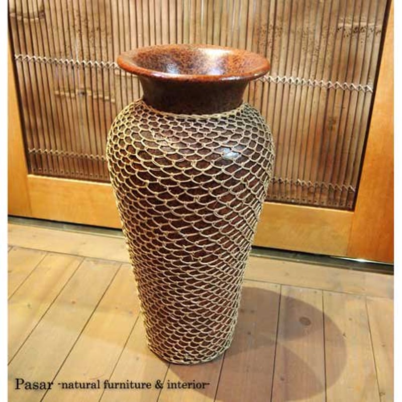70s 花瓶　ラタン　アメリカ　フラワーベース 70s 花瓶 ラタン アメリカ フラワーベース