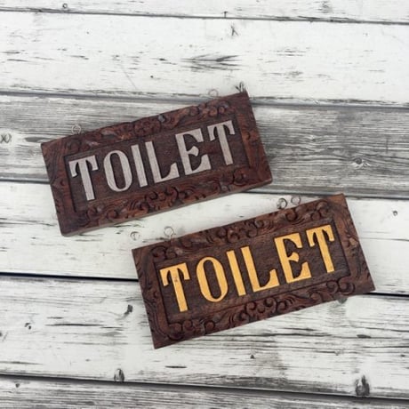 TOILET プレート