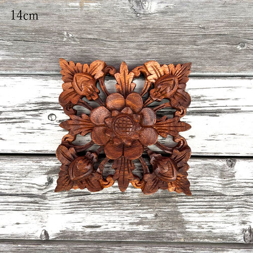 ウッドレリーフ BUNGA N バリ島 木彫りパネル | インテリアショップPasar