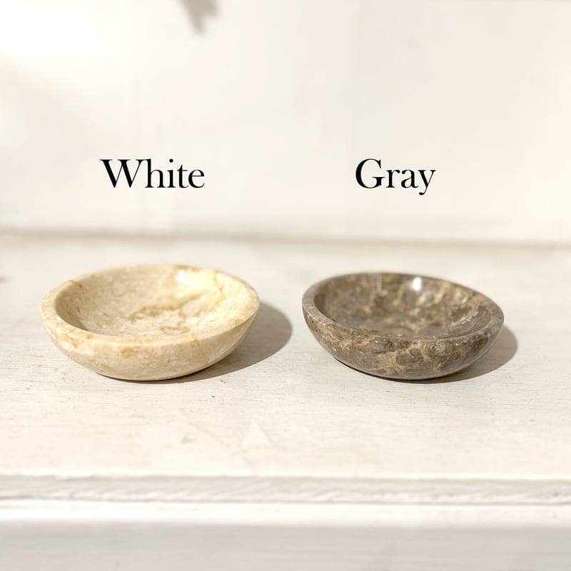 天然大理石 小物入れ スモールディッシュ トレイ ホテルスタイル