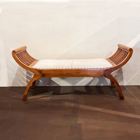 クッション付きアジアンチェア 　カルティニベンチ　KERTINI Bench