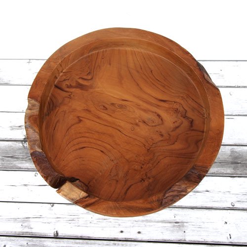 【良品】サイドテーブル チーク 無垢材 Handmade - Natural チーク無垢材 サイドテーブル – KANADEMONO