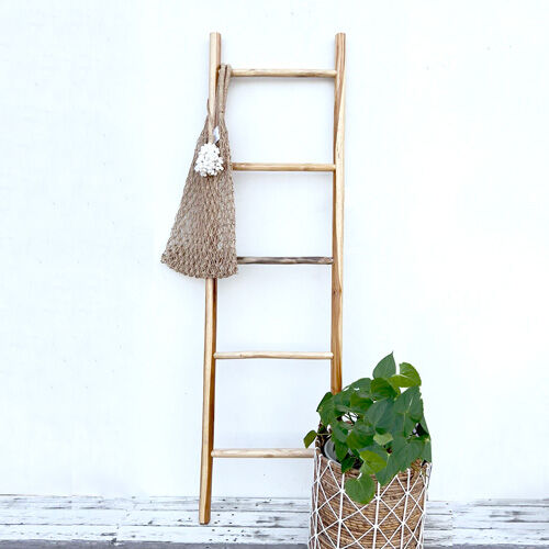 北欧モダンインテリア　アジアン家具雑貨　チークインテリア梯子（はしご） fit=scale-down,w=1200