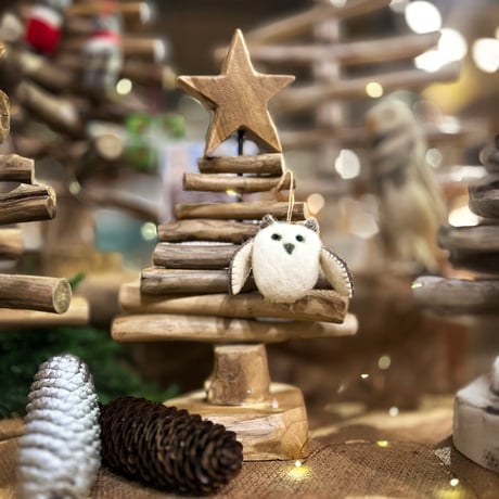 ナチュラルウッドのクリスマスツリー  ナチュラル