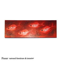 FISH RED 150×50(cm)