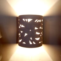 セラミック彫りランプ　 半円タイプ　FRANGIPANI