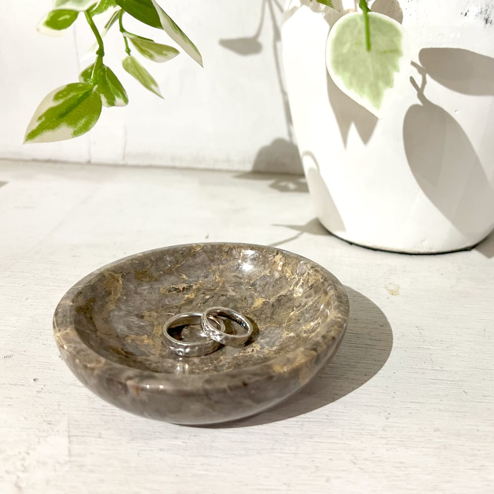 天然大理石 小物入れ スモールディッシュ トレイ ホテルスタイル