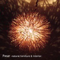 ラタンペンダントランプ　UNI