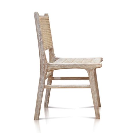 ラタンのクロスチェア　ラタン家具　椅子　ダイニングチェア