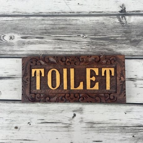 TOILET プレート