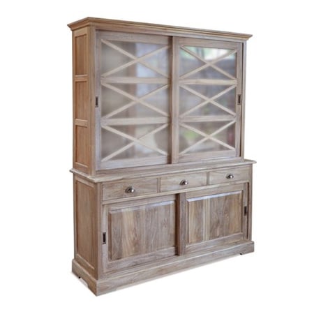 キャビネットNOVA　食器棚　キッチン収納　ガラスキャビネット