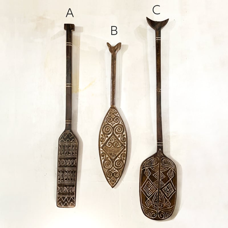 無垢材パドル プリミティブオブジェ ウォールアート | インテリア