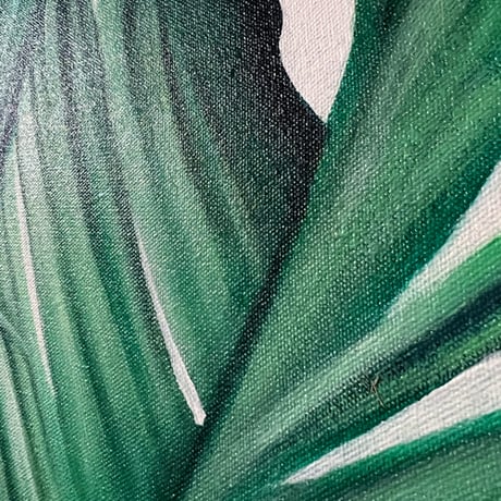 グリーンリーフ　60×80(cm)