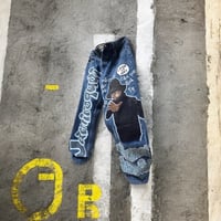 CASH  handpaint  denim