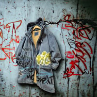 CASH  paint  denim