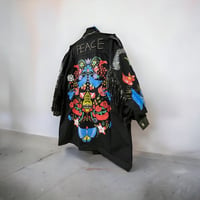 PEACE back coat