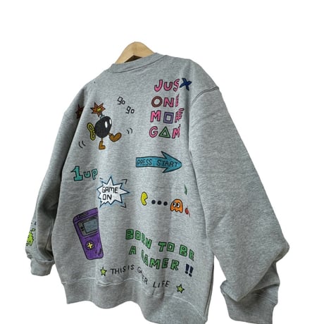 CASH  handpaint sweat