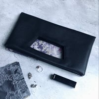 Square  Bag   Black×Purple   受注製作