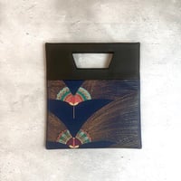 Square  Bag   Black×Navy 受注製作