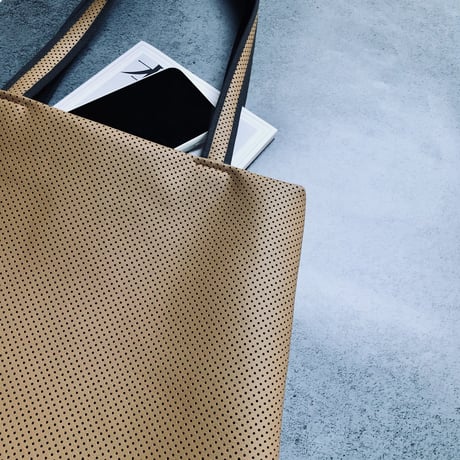 A-Line tote bag     Camel  受注製作