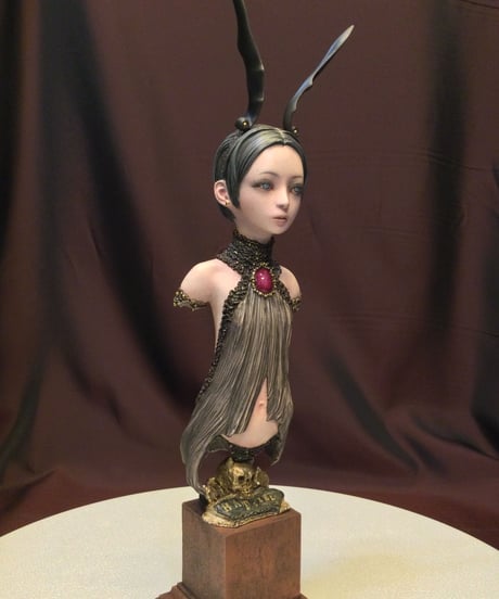 ケサランパサラン・蝙蝠少女BAT GIRL/ガレージキットオリジナル塗装完成品