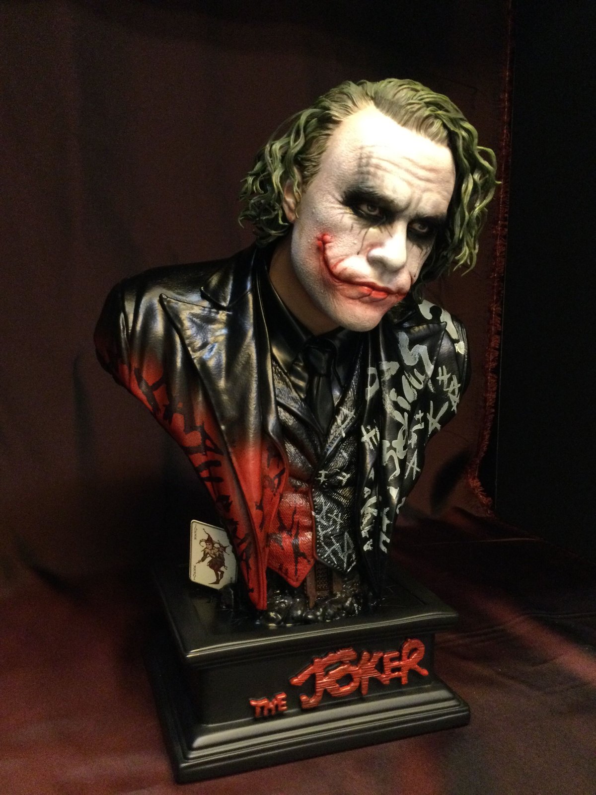 Queen Studio DC バットマン ダークナイト ジョーカー マスク1/1