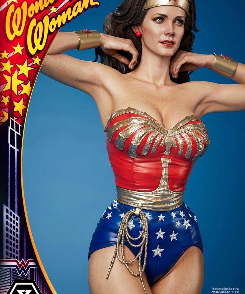 ■ワンダーウーマンWonderWoman世界限定スタチュー美品 ワンダーウーマン・1976TVシリーズ・1/3スケール