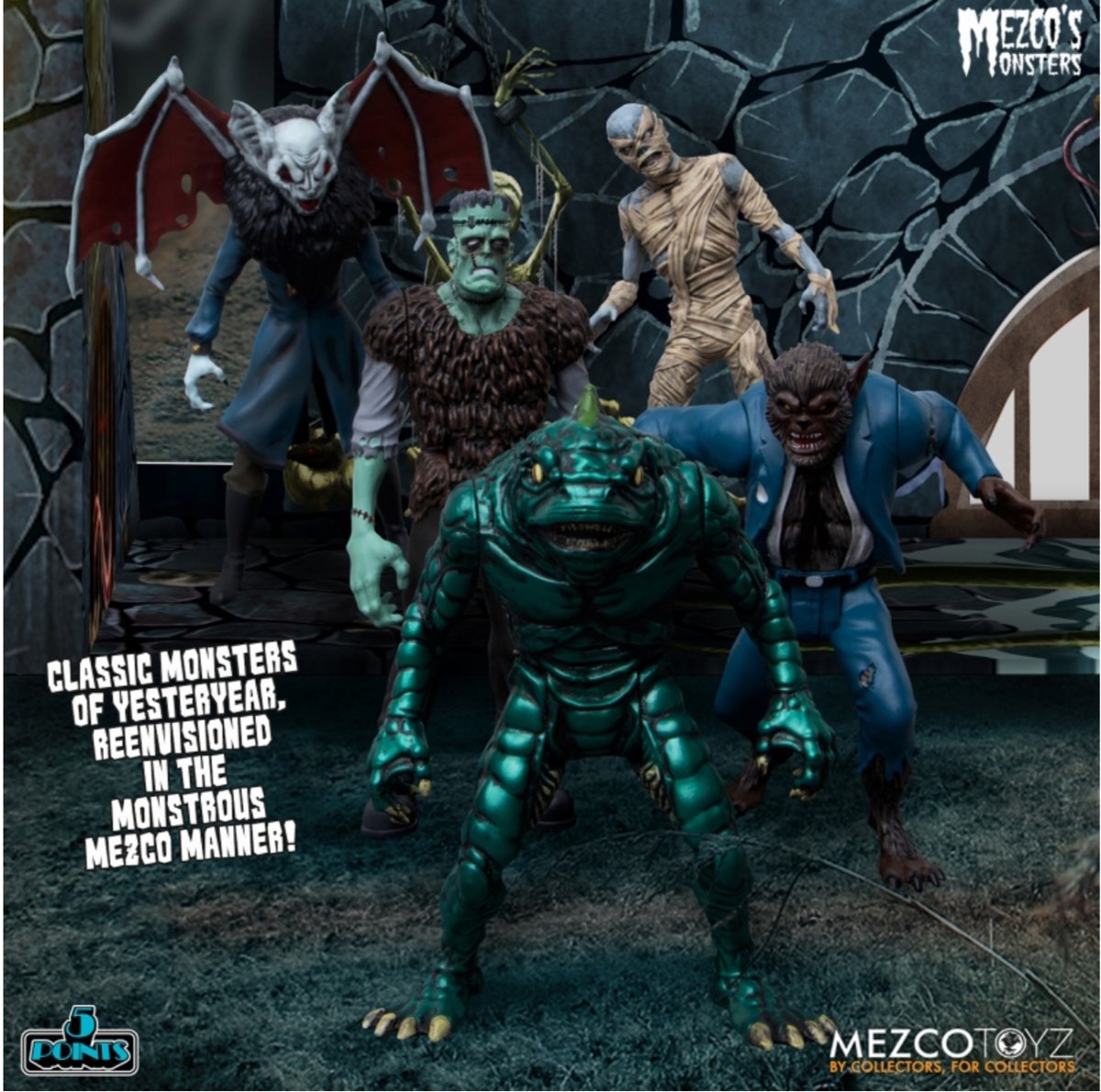 5ポイント/Mezco's Monsters:タワー・オブ・フィアーアクション