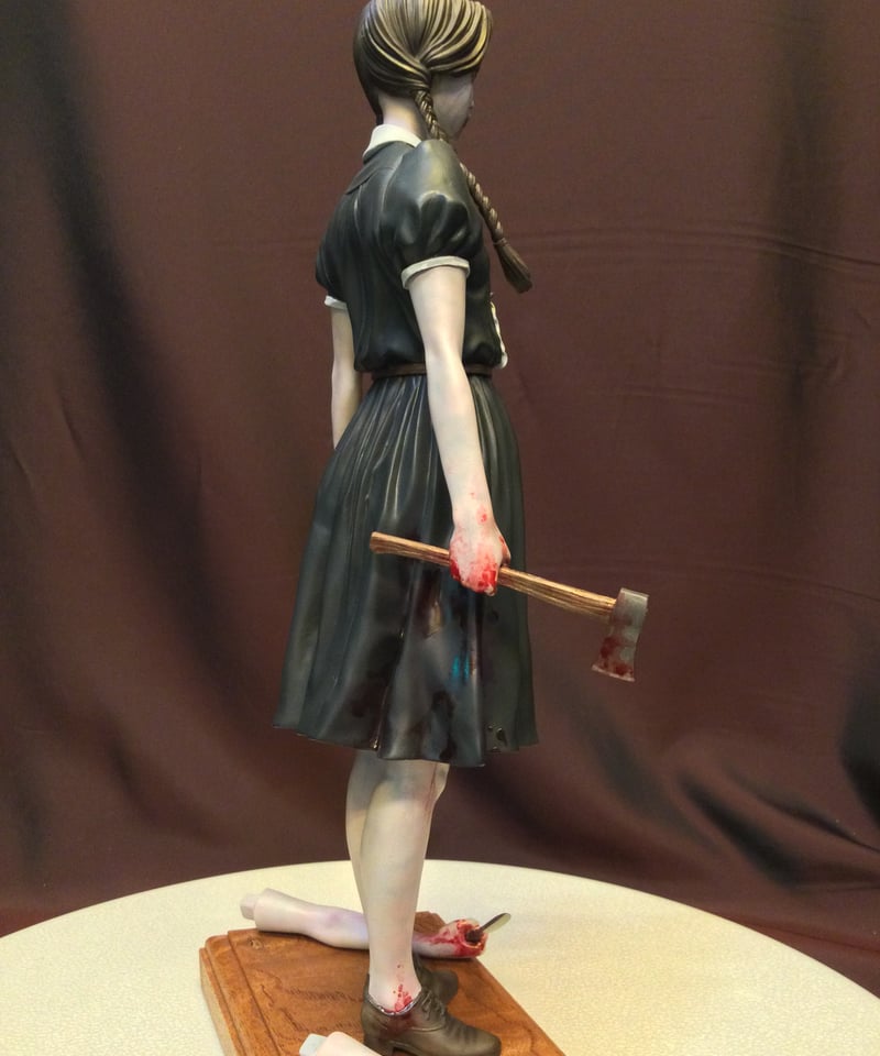 SPULATTER GIRL/藤本圭紀ガレージキット完成品・オクトパンチ