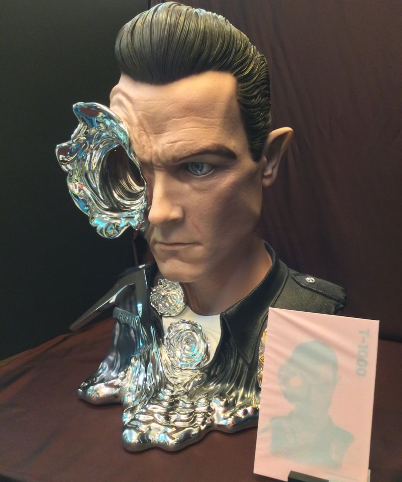 ターミネーター2 T-1000 1/1 ライフサイズアートマスク | スタチュー 