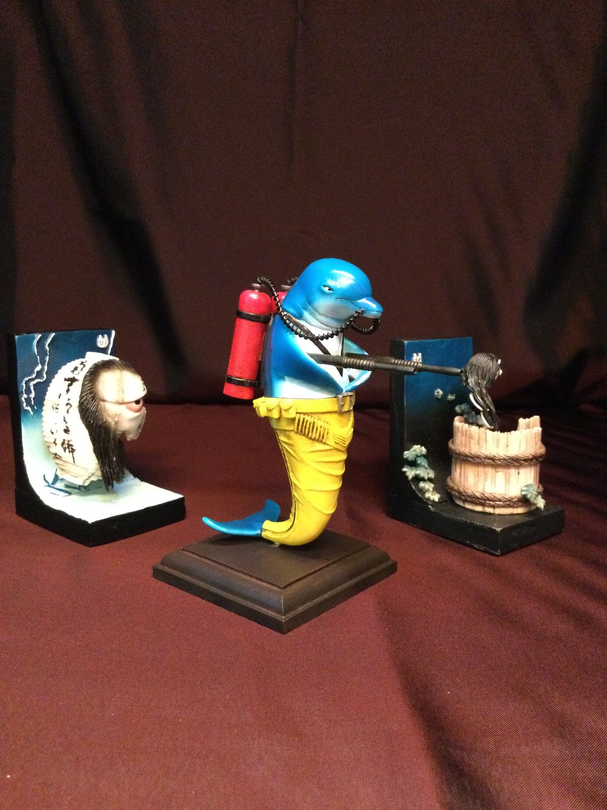 イルカがせめて来たぞっ・番町皿屋敷・お岩さん/三点set | スタチュー