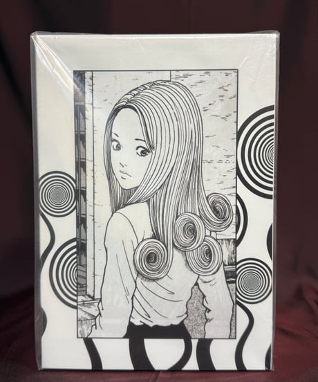 伊藤潤二/うずまき・五島桐絵と黒谷あざみセット(白黒ver)