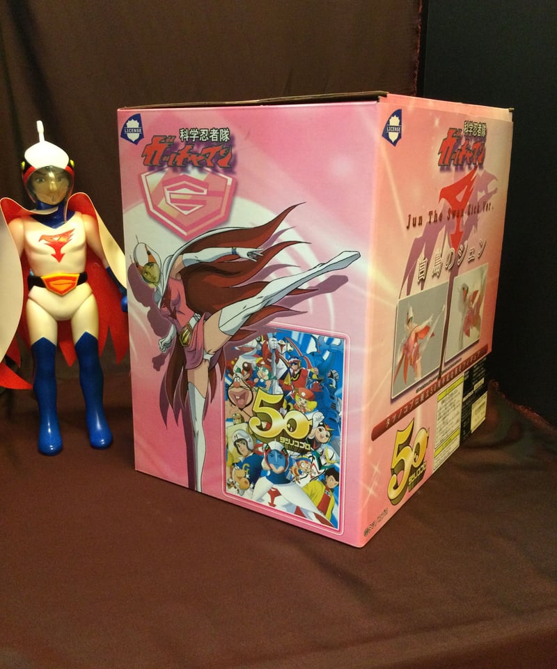 白鳥のジュン フィギュア キュートバージョン 50周年記念 タツノコプロ創立50周年記念限定フィギュア/白鳥のジュン キック
