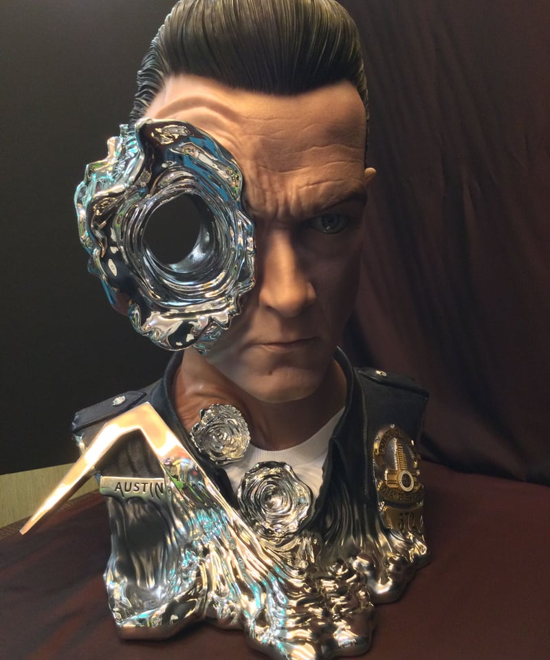 ターミネーター2 T-1000 1/1 ライフサイズアートマスク