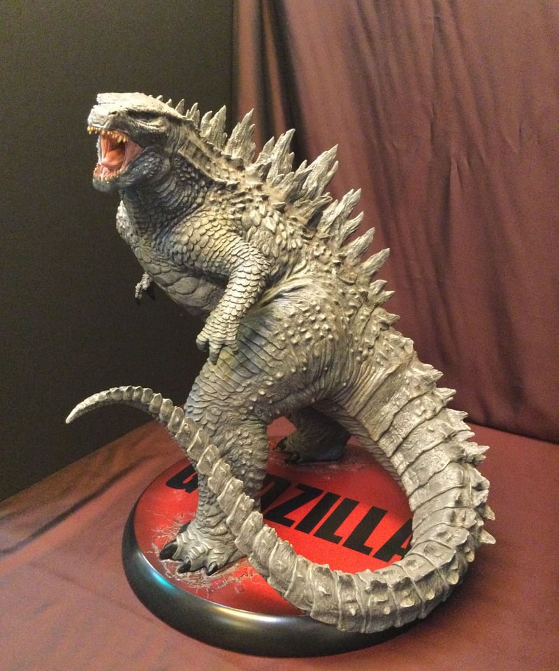 ハリウッド版GODZILLA2014年版フィギュア 2014年ハリウッド版ゴジラの咆哮を再現した大型フィギュア登場