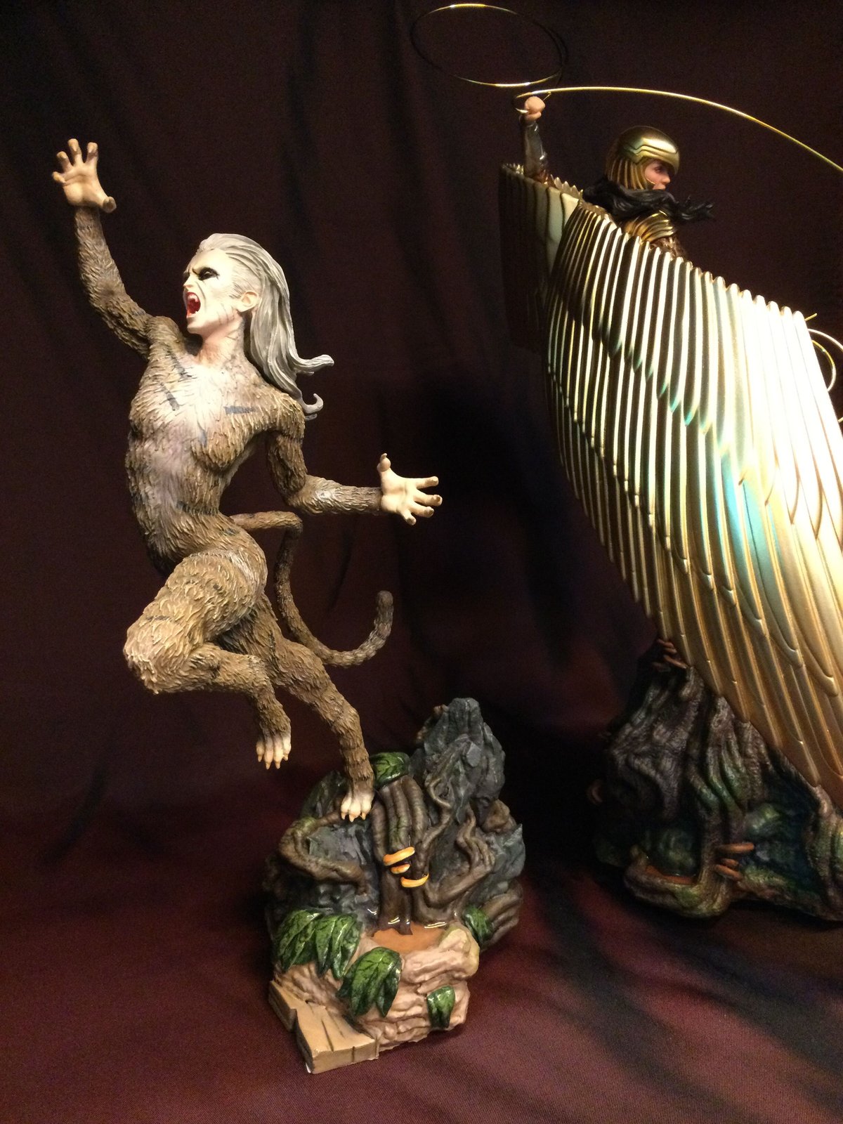 WW84/ゴールデンアーマー＆チーターset・IRON 1/10スタチュー