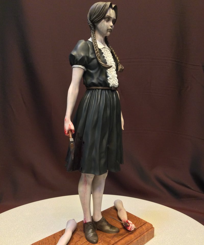 SPULATTER GIRL/藤本圭紀ガレージキット完成品・オクトパンチ