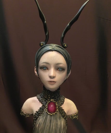 ケサランパサラン・蝙蝠少女BAT GIRL/ガレージキットオリジナル塗装完成品