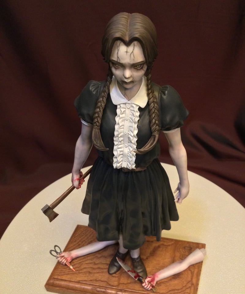 SPULATTER GIRL/藤本圭紀ガレージキット完成品・オクトパンチ